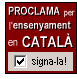 Relaunch of the "Proclamation for education in Catalan"